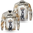 thumbnail image 3 of Happy Anniversary Great Dane Celebrates Wedding Love Family Party All Over Print 3D Baseball Jacket Danes Dog Lover Gifts Bomber Jacket Softball - 01015, 3 of 6