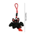 thumbnail image 3 of Plush Bat Keychain Soft Stuffed Animal Bag Charm Cute Cartoon Bat Figure for Backpack Purse Car Key Holder Decoration Gift, 3 of 6