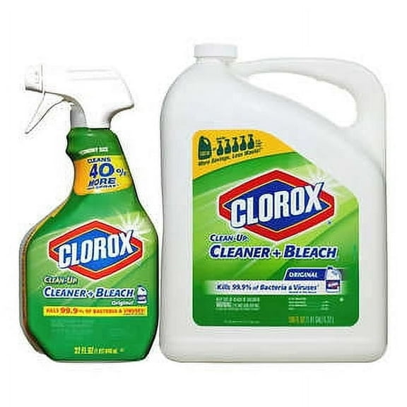 Clorox Clean-Up All Purpose Cleaner with Bleach - Original, 32 oz with 180 oz Refill