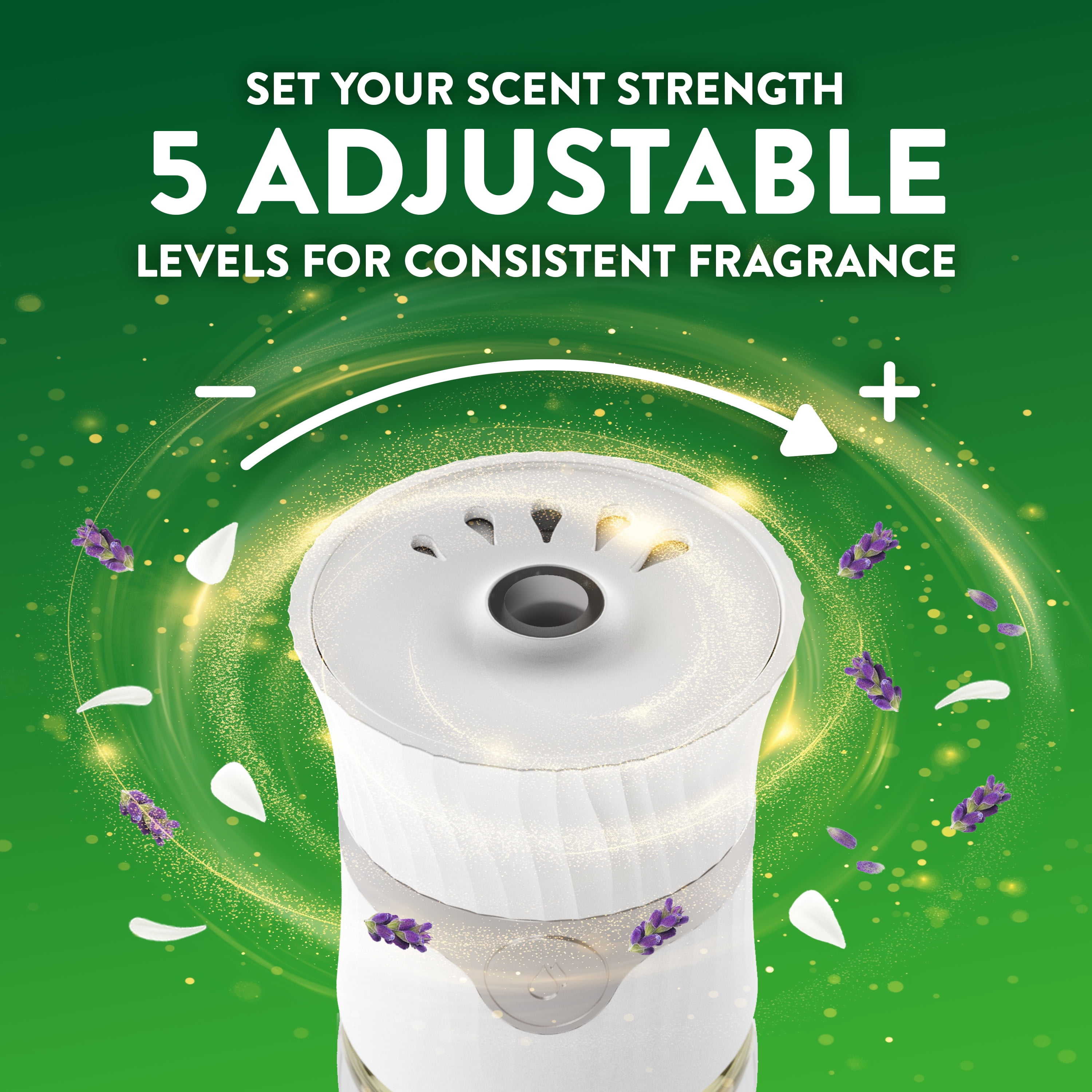 (4 pack) Air Wick Plug-In Scented Oil Refills, Lavender and Chamomile, 6 Count