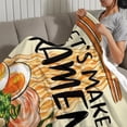 thumbnail image 3 of ramen anti-pilling, suave, ligera, esponjosa y acogedora de lujo para hogar y cocina – Perfecta para niños y adultos,50X70cm, 3 of 6
