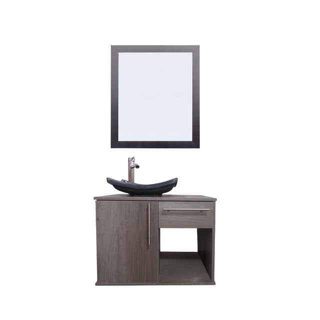 Gabinete De Baño Con Espejo Decorativo SOLEURA