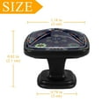 thumbnail image 4 of 4 Pcs Cabinet Handle Drawer Pulls Bohemia Florals Vintage Knobs with Screws Square Furniture Office Cabinet Knob Decoration, 4 of 7