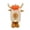 White, variant on KUAZOU Thanksgiving Highland Cow Plush Dolls,Cute Highland Cow Stuffed Animal,Harvest-Themed Styles,Fall Harvest Home Tabletop Decoration & Gifts(White)