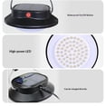 thumbnail image 4 of 2 Pcs 3300LM Camping Lantern Rechargeable, Portable Tent Light, 8h Runtime, Waterproof for Camping, Canopy, Vendor, Emergency,SL-360 White Light (Solar USB Dual Use), 4 of 5