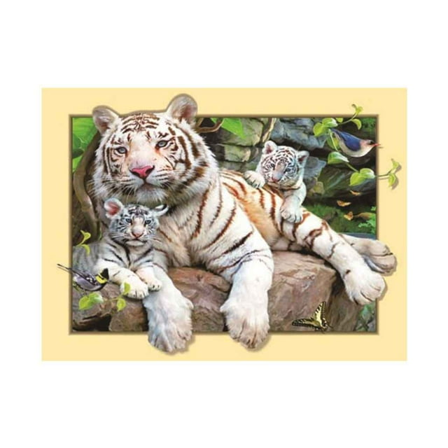 Transemion Animal Resin 5D DIY Painting Embroidery Stitch Picture Home Wall Decoration - L2011