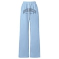 thumbnail image 3 of WOYY Girls Letter Print Baggy Sweatpants Straight Leg Athletic Pants, Sizes 10-11, 3 of 3