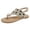Black, variant on Women's Beach Flat Shoes Elegant Rhinestone Pearl Flip Flops 2026 Summer Dressy Sandals Comfortable Slingback Walking Shoes Black Size 7.5