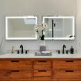 thumbnail image 2 of Canddidliike 48x36 Inch LED Bathroom Wall Mounted Vanity Mirrorwith, Makeup Lighted Smart Mirror with Lights, Anti-Fog & Dimming, Transparent, 2 of 11