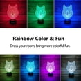 thumbnail image 2 of YSITIAN Wolf 3D Night Light for Boys Girls Room, Bedside Lamp Toys Decor Gifts for Kids Baby, 7 Colors Changing Nightlight with Smart Control G1116-294, 2 of 8