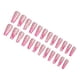 thumbnail image 1 of Seitruly Uñas postizas de ataúd, estilo francés clásico, uñas a presión, cubierta completa, punta de uñas, pegatinas de manicura de viscosidad Arte de uñas Tipo 2 Seitruly CE012296-02B, 1 of 6