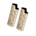 thumbnail image 1 of Vintage Zinc Alloy Eye Catching Torch Lighter Case Holder For Portability, 1 of 8