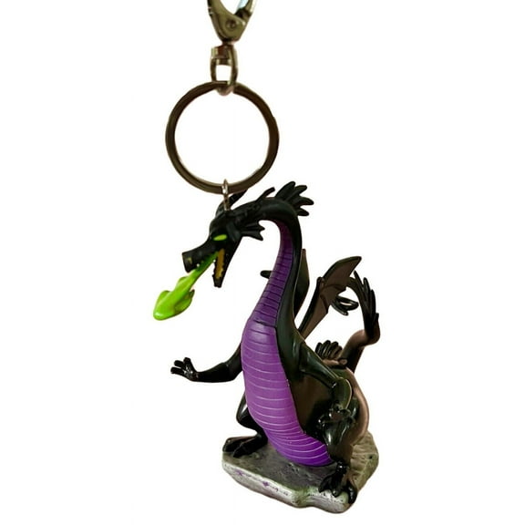 Sleeping Beauty Maleficent as Dragon Key Ring Keychain Ornament PVC Figure Charm