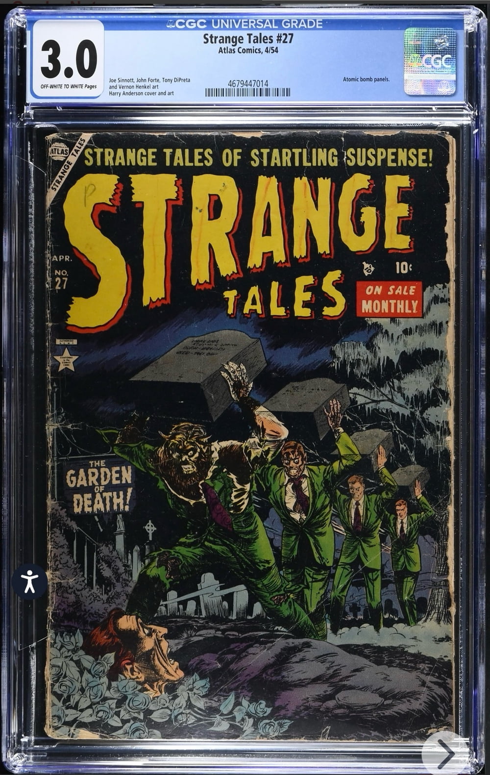Cover of Strange Tales #27