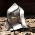 thumbnail image 2 of THOR INSTRUMENTS ARMOR SALLET MEDIEVAL HELMET BATTLE READY HELMET Rustic Vintage Home Decor Gifts, 2 of 4
