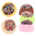 thumbnail image 3 of KAKOWELY Crème Glacée Artificielle 5 Pcs Modèles de Crème Glacée Miniature Simulation Crème Glacée Faux Dessert Modèles 2.17"X2.17"X1.38 Pouces, 3 of 5