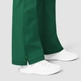thumbnail image 6 of Wink WonderFLEX Grace - Women's Flare Leg Cargo Scrub Pant, Hunter Green, L Petite, 6 of 7