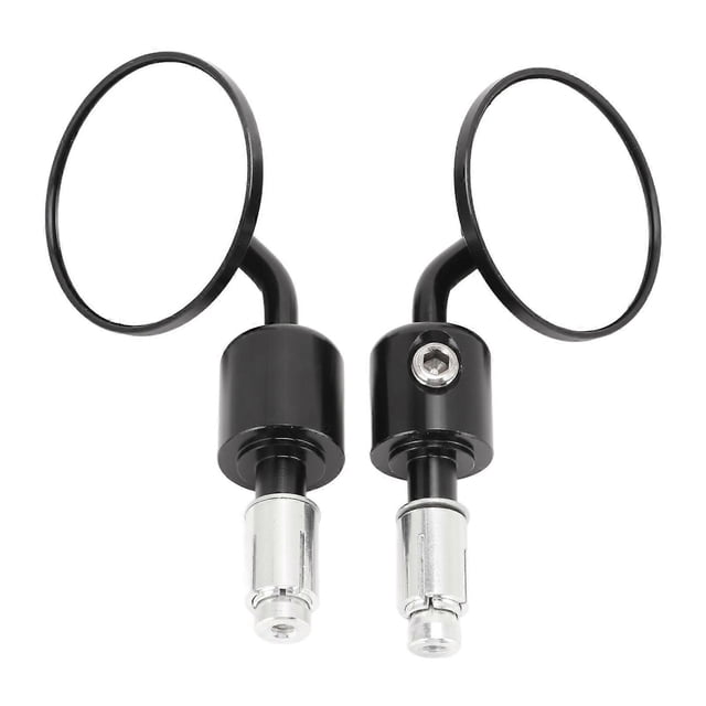 1 Pair Motorcycle Handle Bar End Mirrors Round 7/8in Rear View Mirror Replacement for Aprilia Tuono Mana Dorsoduro Shiver