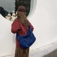 thumbnail image 5 of Bolso de mezclilla para mujer 2022, nuevo bolso ecológico reutilizable para mujer, bolso de lona para compras, bolsos de viaje, bolsos de hombro, bolsos cruzados para jeans unisex, bolsos de compras, 5 of 5