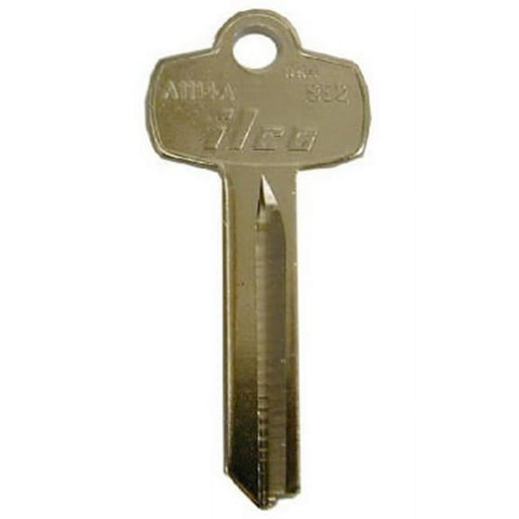 Kaba Ilco Key Blank, BE2,Brass, PK10 A1114A-BE2
