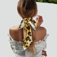 thumbnail image 5 of Wukai Leopard Gnomes Print Hair Scarf for Women Fashion Silky Satin Headscarf Wrap Breathable Lightweight Neck Scarves For Handbag Accessories, 5 of 6