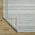 thumbnail image 5 of BoutiqueRugs Nimue Boho Hand Woven Wool Natural Fiber Area Rug - Farmhouse Bordered Solid Color Carpet for Living Room, Bedroom - Gray, Ivory - 8' x 10' (8x10), 5 of 8