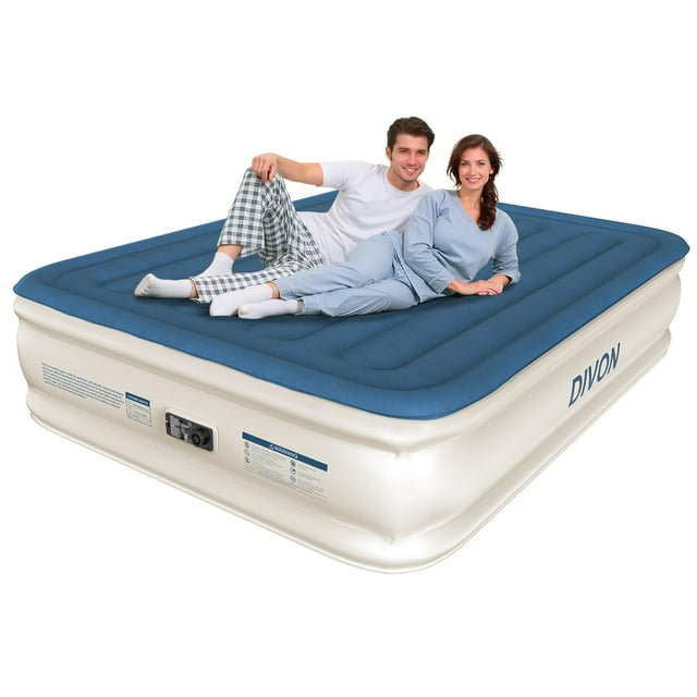 Colchón inflable DIVON Air Mattress Queen con bomba integrada de 18 pulgadas