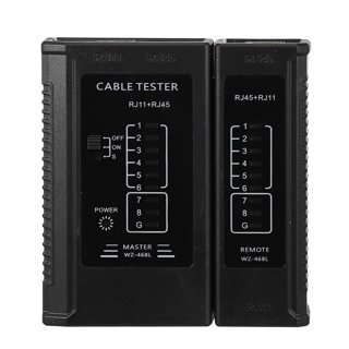 Cable Tester, WZ-468 RJ45 and RJ11 Network Cable Tester Ethernet LAN  Network Test Tool dc Power Supply Accessories 0: : Tools & Home  Improvement