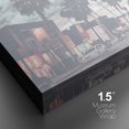 thumbnail image 4 of PixonSign Canvas Print Wall Art Vintage Film-Grain Los Angeles Shopping District Architecture & Maps Cities Photography Realism Chic Scenic Colorful Blue Neon for Living Room, Bedroom - 32"x48", 4 of 5
