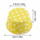 thumbnail image 4 of 100 piezas de papel para pastel y magdalenas, envoltorio, taza para hornear muffins para fiesta, boda, amarillo, 4 of 4