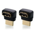 thumbnail image 2 of Cable Matters 2-Pack 270 Degree Right Angle HDMI Adapter (HDMI Right Angle), 2 of 3