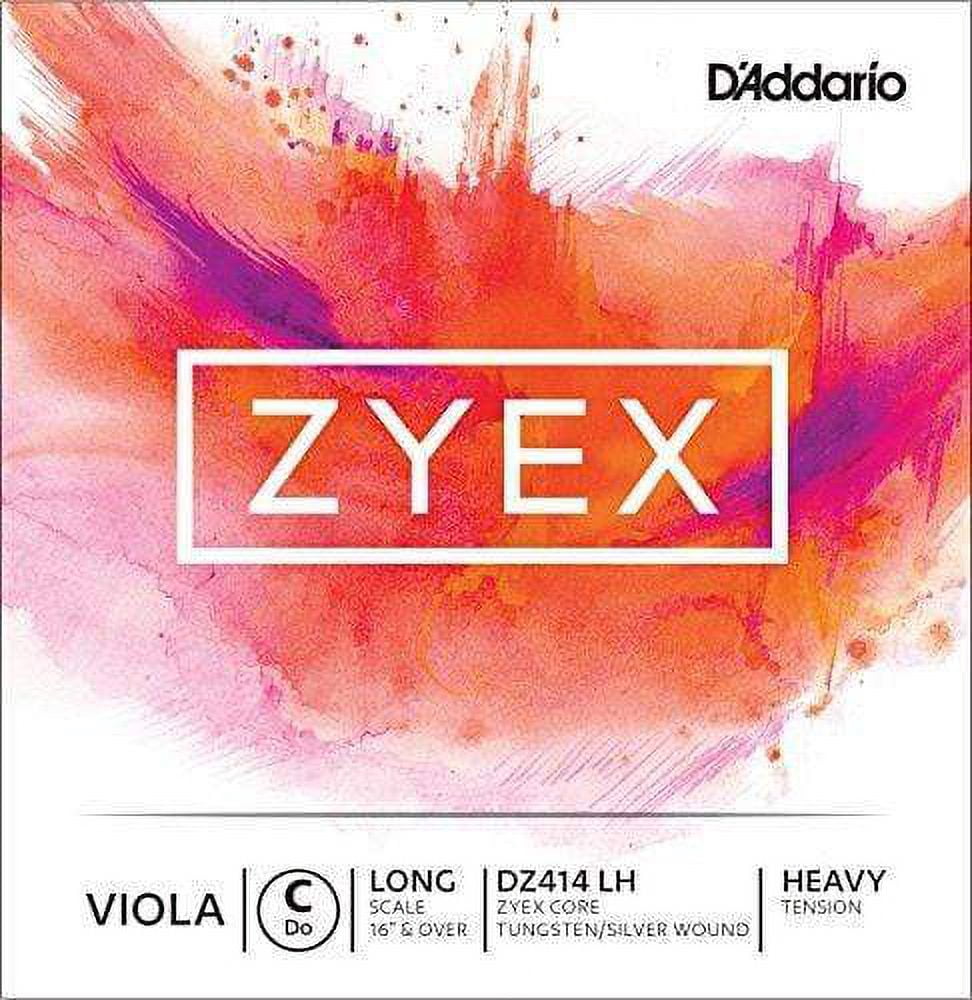 D'Addario Zyex Series Viola C String 16+ Long Scale Heavy