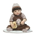 thumbnail image 3 of 22 Pulgadas De Silicona Muñeca Recién Nacido Bebé Niño Muñeca Niños De Cumpleaños, 3 of 6
