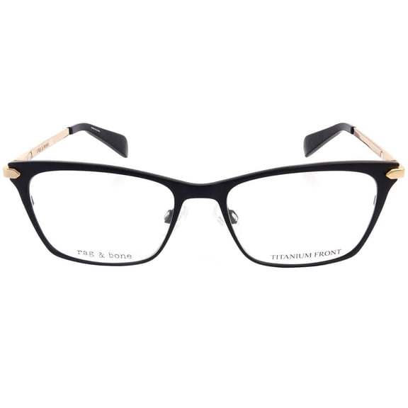 Rag & Bone Ladies Black Square Eyeglass Frames RNB30070I460051