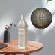 thumbnail image 5 of Linterna tallada hueca creativa de hierro forjado para regalo de decoración Blanco Grande Zulema Linterna de interior, 5 of 8
