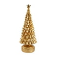 thumbnail image 4 of jicheng Christmas Tree Figurine Christmas Decoration for Walkway Fireplace Bookshelf Gold, 4 of 9