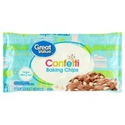 Great Value Confetti Baking Chips, 11 oz