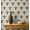 Black (Texture Vinyl), variant on S4Sassy Geometric Tribal Wallpaper - Black Wall Covering, 25" x 120" Self-Adhesive Vinyl Walls Paper, Wallwrap, Easy DIY Wall Covering For Boho aesthetic wall decor, Living Room