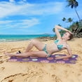 thumbnail image 6 of Dreamtimes Donuts on Purple Beach Towel Quick Dry Absorbent Bath Towels Sandproof Lightweight Towel for Gym Yoga Sports Swimming 31x71in, 6 of 7