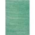 thumbnail image 2 of SAFAVIEH Charlotte Solid Plush Shag Area Rug, Teal, 5'1" x 7'6", 2 of 6