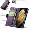 thumbnail image 4 of Samsung Galaxy S21 Ultra 5G Wallet Case with [RFID Blocking] Card Holder Magnetic Kickstand,Soft Leather Flip Protective Case Wallet for Samsung Galaxy S21 Ultra 5G 6.8 Inch, 4 of 6
