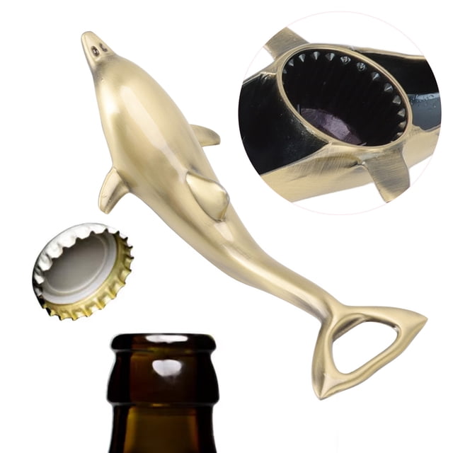 Abreador de Cerveza, Abridor de Botellas Dolphins Lindo Resistencia A la Deformación de la deformacia para Hogares Para Restaurantes para Fiestas para Fiestas
