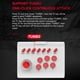 thumbnail image 4 of Gamepad portátil 3 modos de conexión Joystick para juegos para PS4/PS3/ (+) Blanco Rojo PC Hugtrwg Para estrenar, 4 of 9