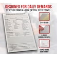 thumbnail image 3 of Driver’s Vehicle Inspection Report Book (31 Sets of Forms) for Truck Drivers - 5-1/2" x 8-1/2", Carbonless 2-Ply, Pre-Trip Inspection Book Meets FMCSR Requirements & DVIR (20 Pcs), 3 of 12