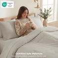 thumbnail image 2 of U by Bedsure 3 Pieces King Comforter Bedding Set, Beige Bed Comforter Set for All Seasons, 1 Lightweight Prewashed Comforter and 2 Pillowcases, 2 of 7