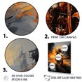thumbnail image 3 of Designart "Adventure On The Yellow Dirt Bike" Motorcycle Wall Art Prints, 3 of 7