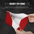 thumbnail image 6 of Leather Tissue Box Cover - dark-red Long PVC Tissue Box Holder for Dining Tables, Bedside Tables, Desks, Modern Tissue Holder Cover for Living Room, Office, Bedroom Decor, 6 of 8