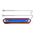 thumbnail image 1 of Universal Battery Hold Down Kit, Stainless Steel Car Battery Crossbar With 8.7in Support Rods, Battery Tie Down Bracket Fits Most Battery Sizes, 1 of 8