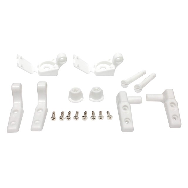 Bisagra para asiento de inodoro Plumb Pak PP835-34, plástico blanco, 10 x 13 cm