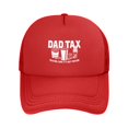thumbnail image 2 of Dad Tax Making Sure It'S Not Poison Hat Baseball Cap Casquette Washed Contrast Baseball Mesh Trucker Cap For Travel Outdoor, 2 of 5
